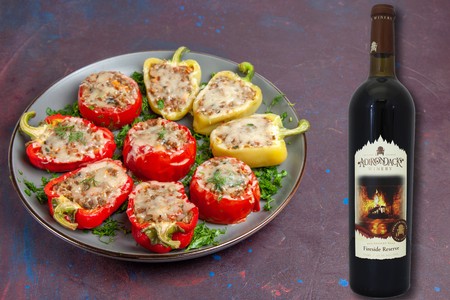 Stuffed Bell Peppers with Port